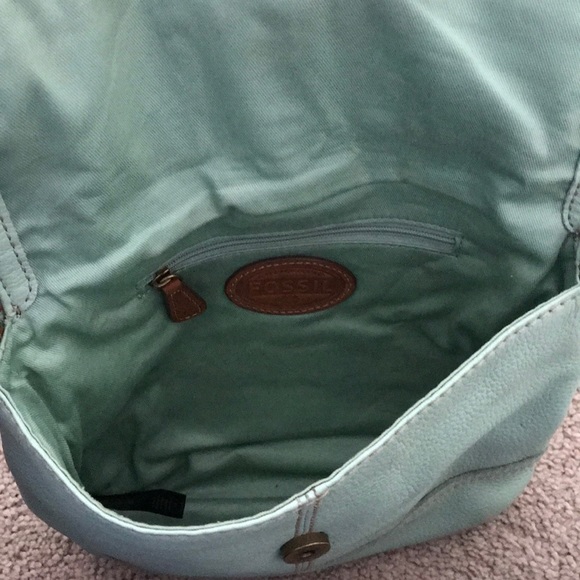 FOSSIL small mint crossbody bag - Picture 6 of 7